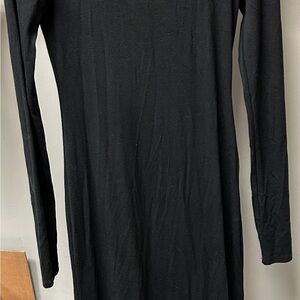 Garage Black Long Sleeve Dress